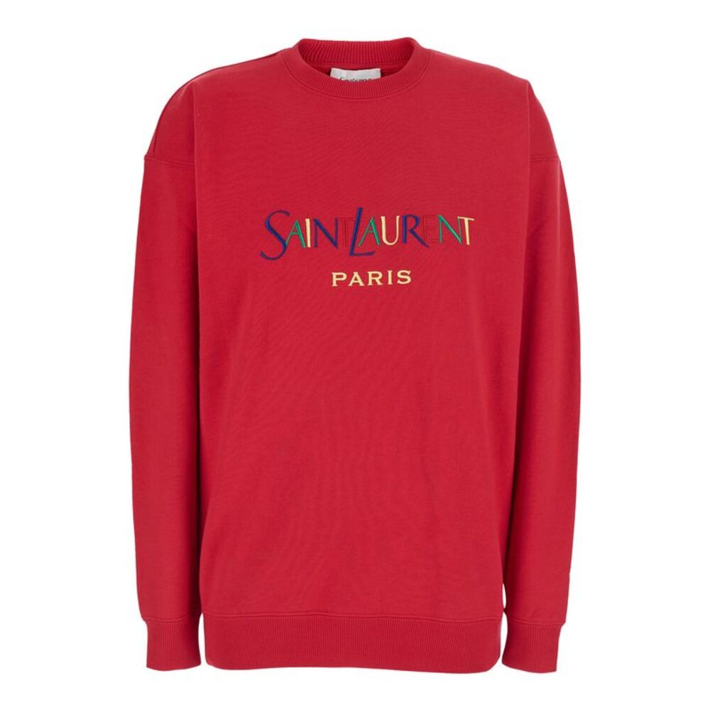 Saint Laurent Women Sweat Col Rond Broderie Saint